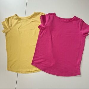 Place Yellow and Pink Short Sleeve Tees